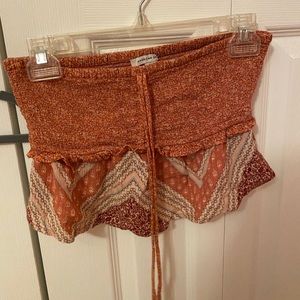 american eagle cropped tube top